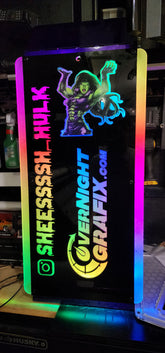 Custom Car Show Podium Display LED Stand - Aluminum Powder Coated