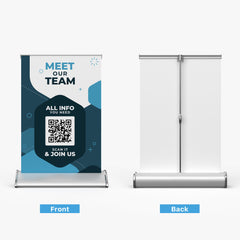 Mini Table Top Banner Stand