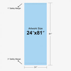 Standard Retractable Banner (24″ x 81″ )