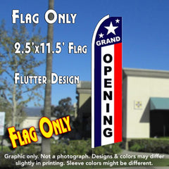 Grand Opening (Patriotic) Windless Advertising Feather Flag Only