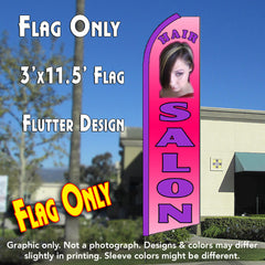 Hair Salon (Pink) Windless Advertising Feather Flag Only