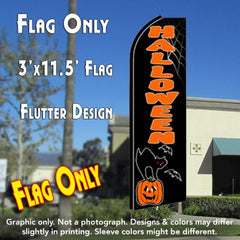 Halloween (Cat) Windless Advertising Feather Flag Only