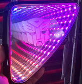 Infiniti Mirror Small car window with led lights