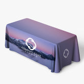 6ft Table Cover 4 Sided (Full Back)
