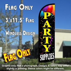 Party Supplies Windless Advertising Feather Flag Only
