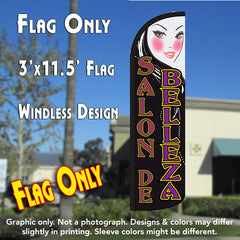 Salon De Belleza Windless Advertising Feather Flag Only