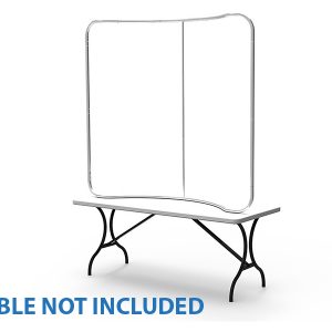 6ft Curve Tension Fabric Display