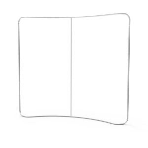 8ft Curve Tension Fabric Display