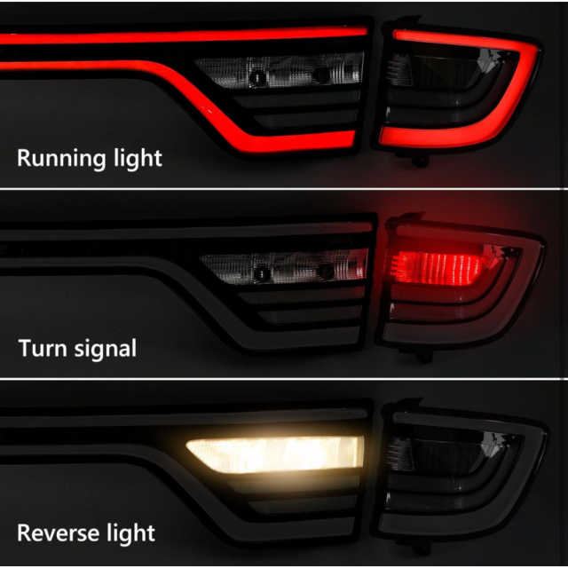 DODGE DURANGO CLEAR TAIL LIGHTS (Red Only) 2014-2022