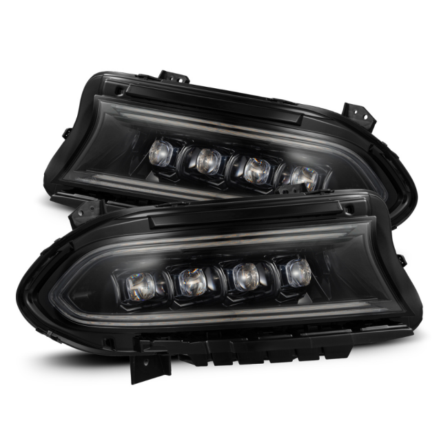 DODGE CHARGER ALPHAREX NOVA-SERIES PROJECTOR HEADLIGHTS ALPHA-BLACK 2015-2023