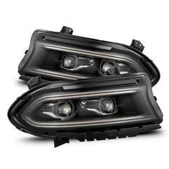 DODGE CHARGER ALPHAREX LUXX-SERIES PROJECTOR HEADLIGHTS BLACK    2015-2023