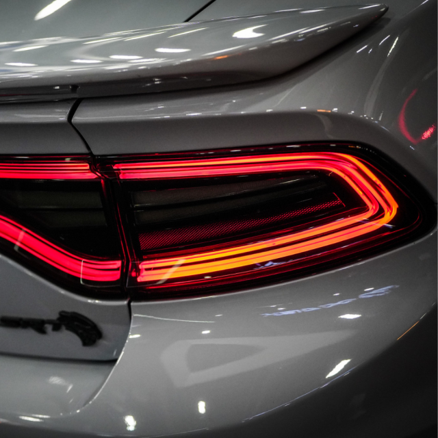 DODGE CHARGER ALPHAREX NOVA-SERIES TAIL LIGHTS BLACK 2015-2023