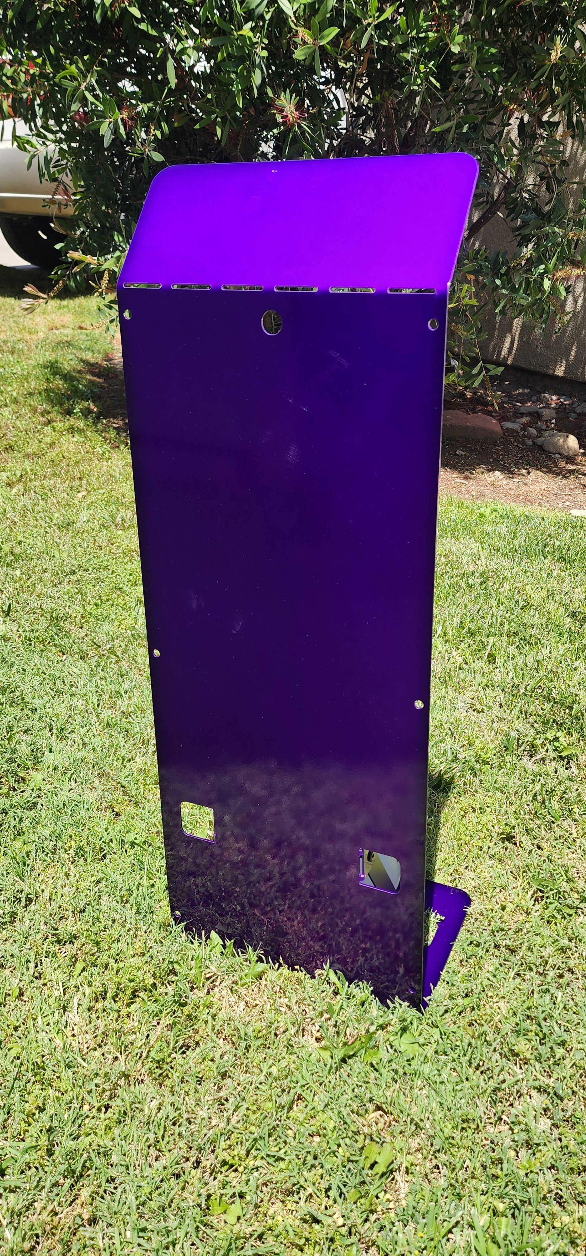 Custom Car Show Podium Display LED Stand - Aluminum Powder Coated