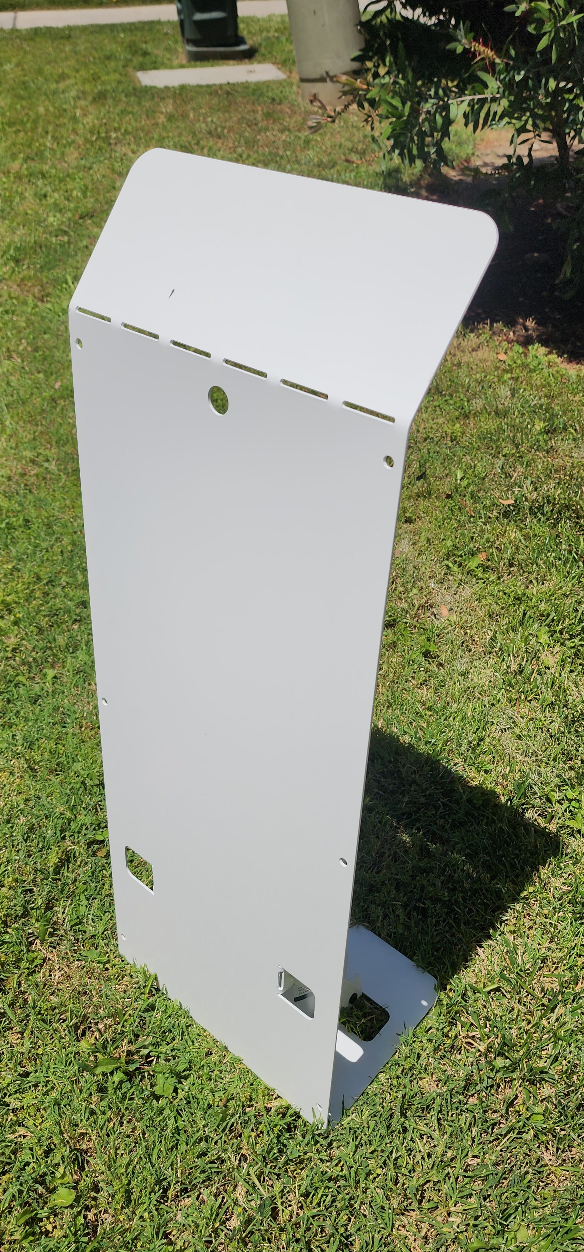 Custom Car Show Podium Display LED Stand - Aluminum Powder Coated