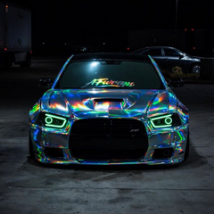 DODGE CHARGER SPYDER FLOW SERIES PRE-BUILT HEADLIGHTS 2011-2014