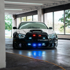 DODGE CHARGER SPYDER FLOW SERIES PRE-BUILT HEADLIGHTS 2011-2014