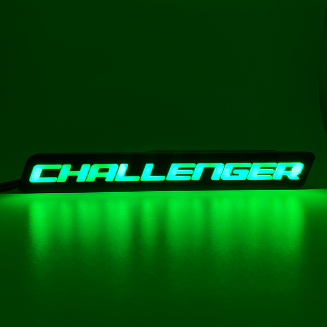 DODGE CHALLENGER ILLUMINATED LOGO