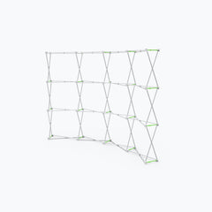 10ft Curved Velcro Fabric Pop Up Display (Hardware Only)