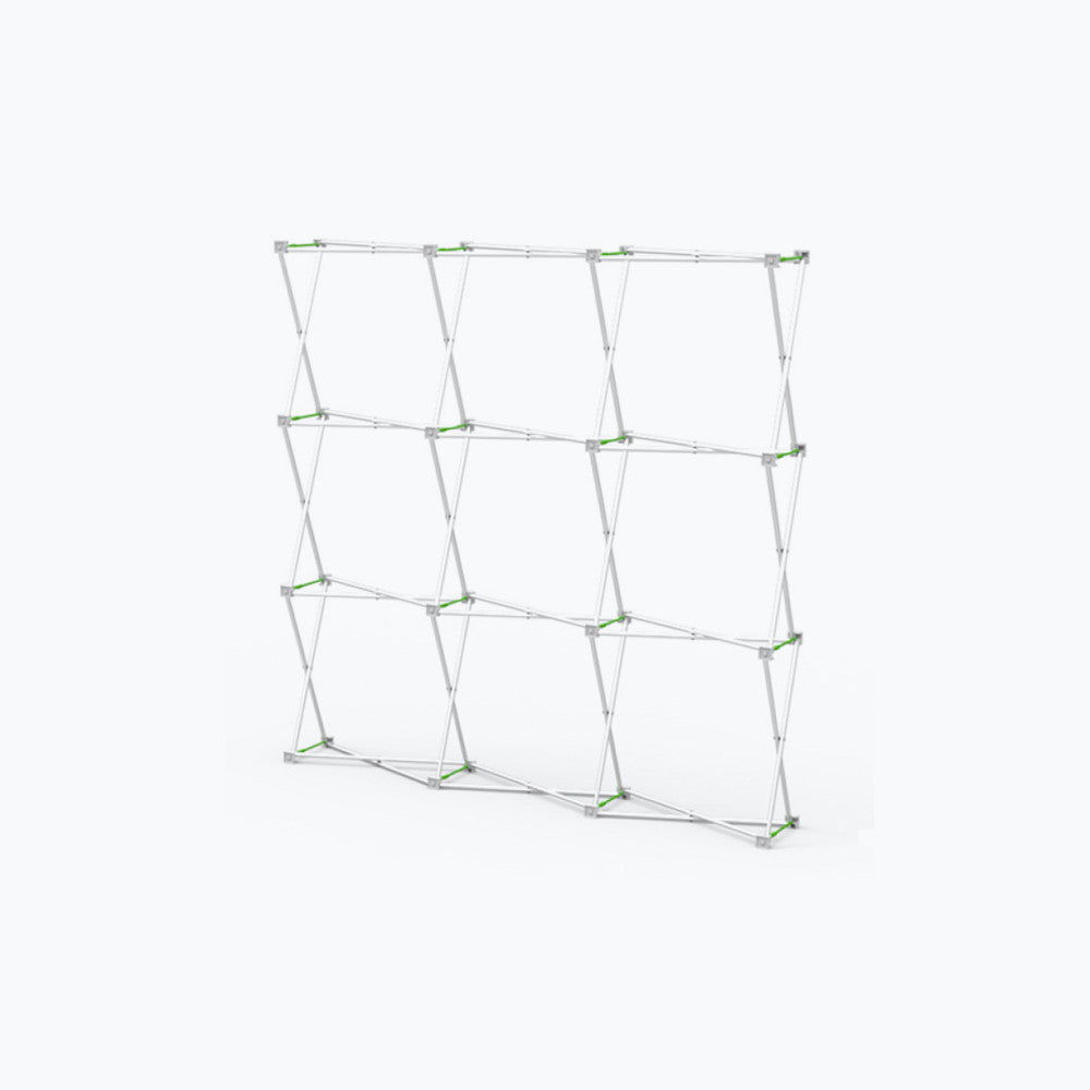 8ft Straight Velcro Fabric Pop Up Display (Hardware Only)