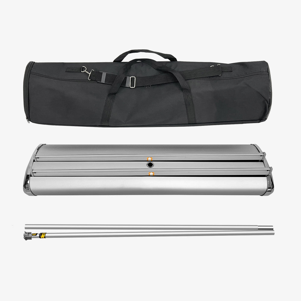 Deluxe Retractable Banner, Double Sided (33″x 81″ )