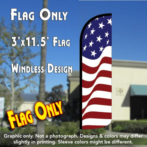 American Glory  Windless Advertising Feather Flag Only