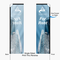 15ft Rectangle Feather Flag (Large)