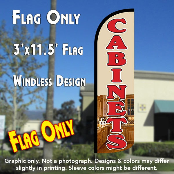 Cabinets  Windless Advertising Feather Flag Only