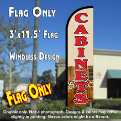 Cabinets  Windless Advertising Feather Flag Only