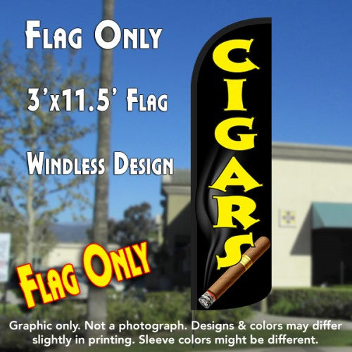 Cigars  Windless Advertising Feather Flag Only
