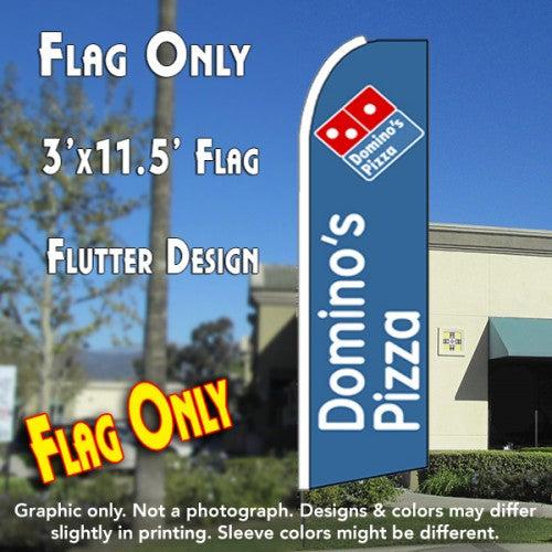 Domino'S Pizza  Windless Advertising Feather Flag Only