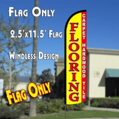 Flooring (Carpet, Tile, Hardwood)  Windless Advertising Feather Flag Only
