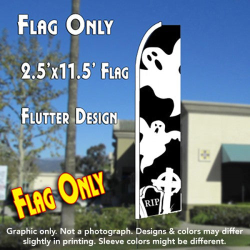 Ghosts (Halloween) Windless Advertising Feather Flag Only