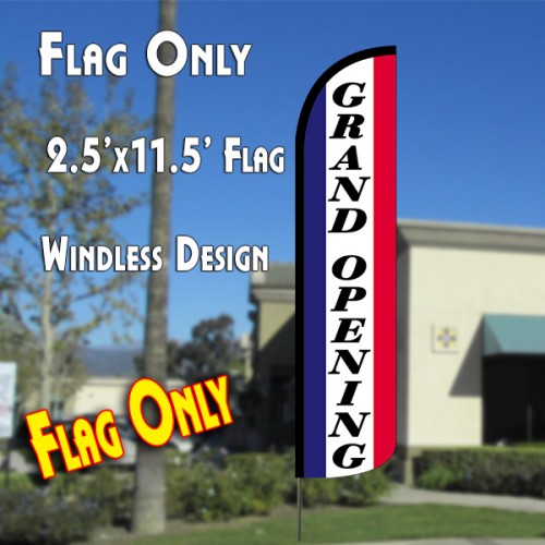 Grand Opening (National) Advertising Feather Flag Only