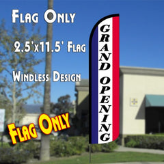 Grand Opening (National) Advertising Feather Flag Only