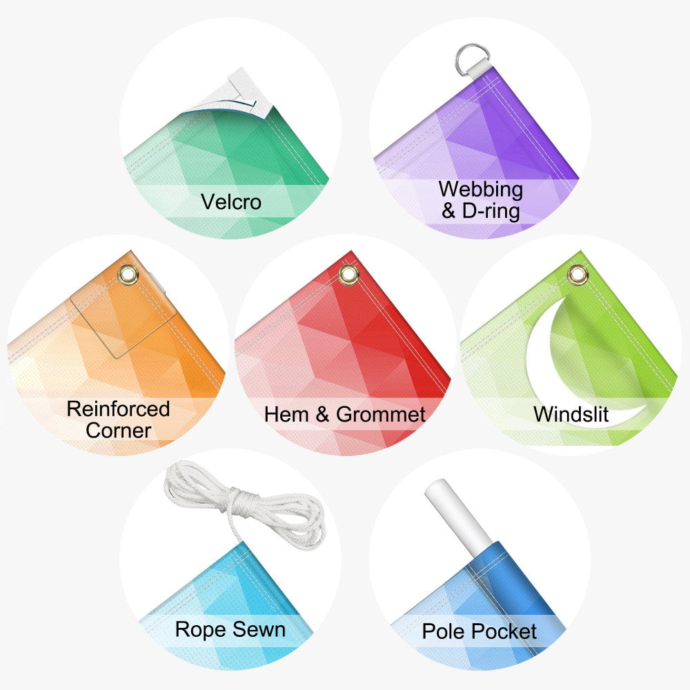 Custom Vinyl Banner (13oz.) 2' x 7' Full Digital Color