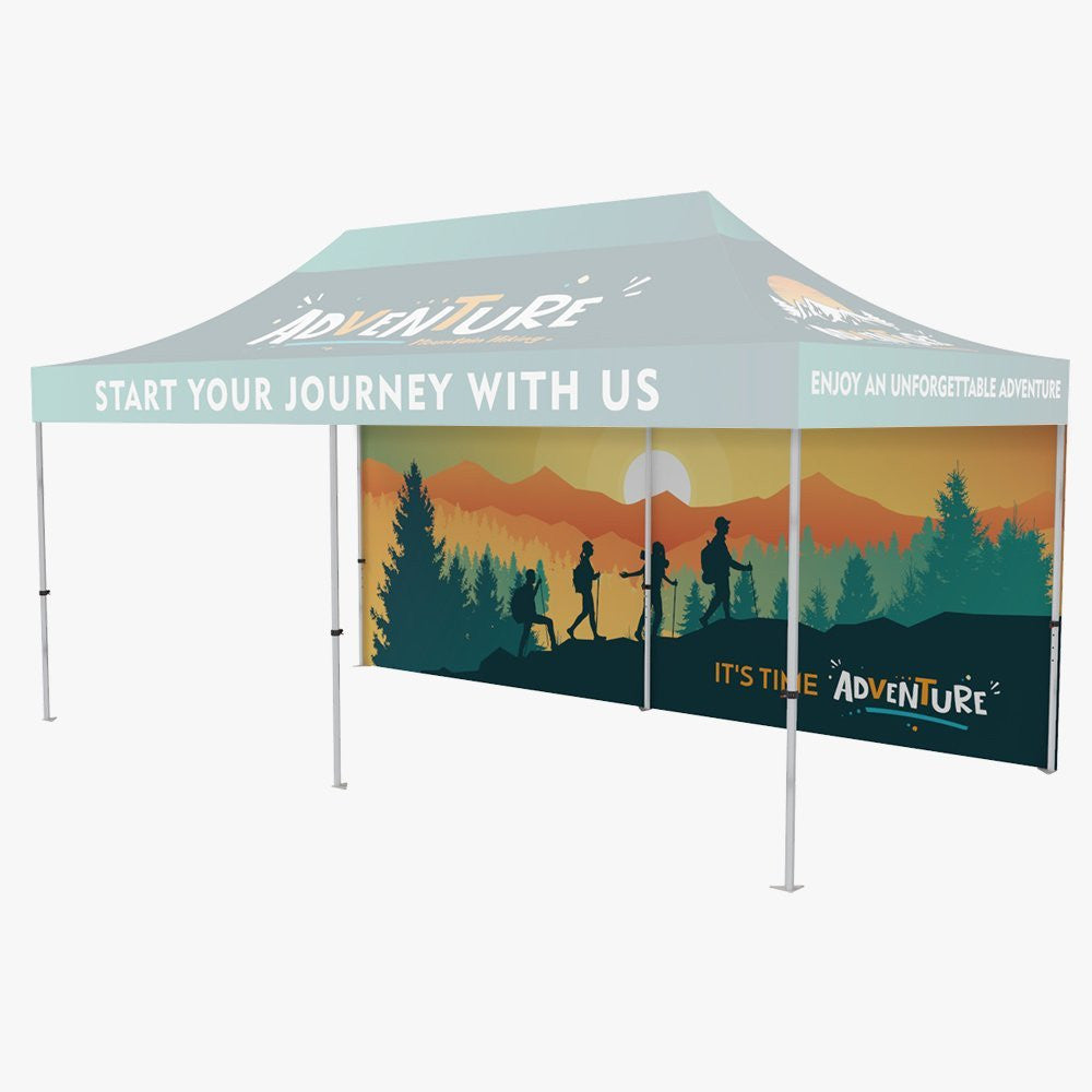 Outdoor Event Tent Back Wall (No Top & Frame) 20ft