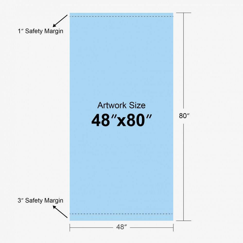 SD Retractable Banner Stand (48″ x 80″ )