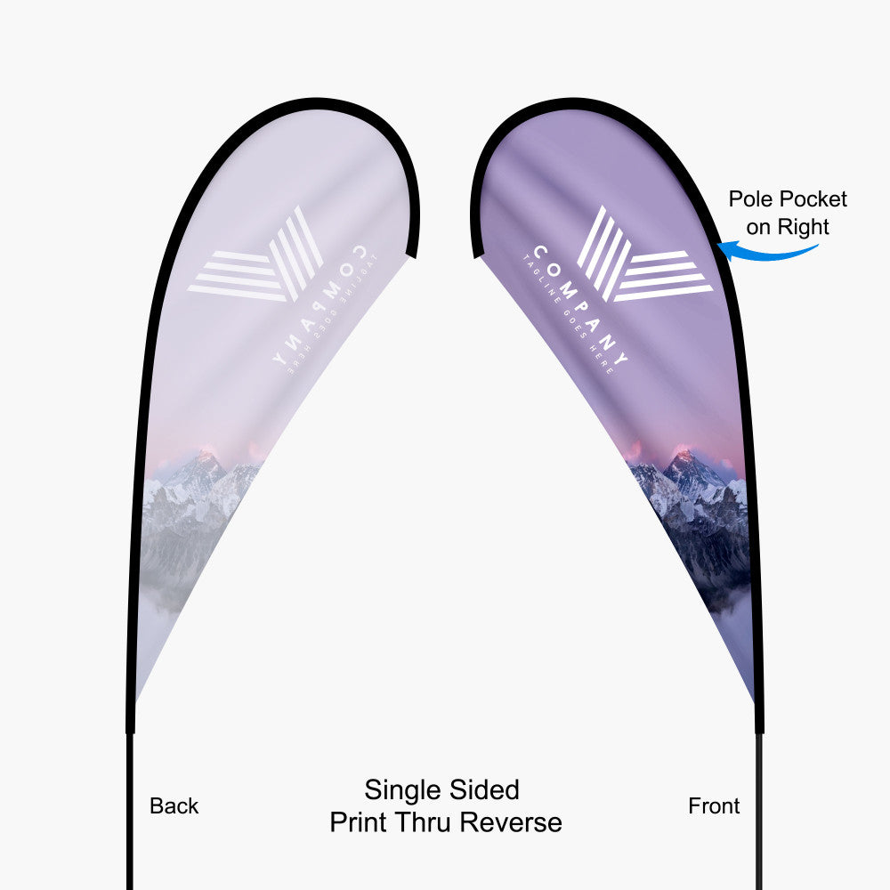 13.5ft Teardrop Flag (X-Large)