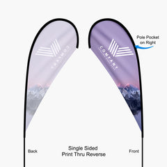 13.5ft Teardrop Flag (X-Large)