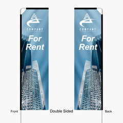 11.8ft Rectangle Feather Flag (Medium)