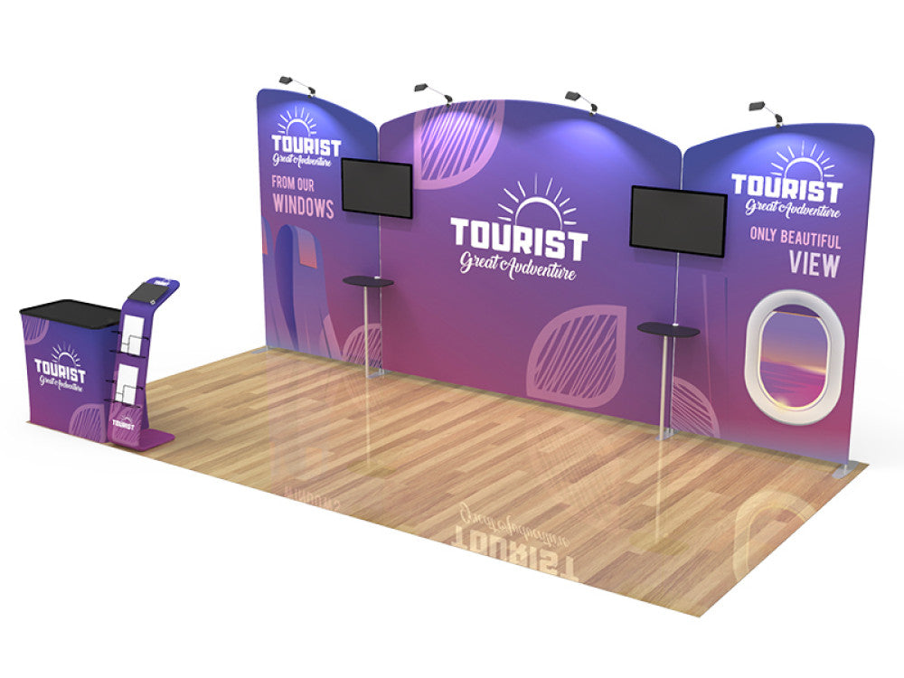 10x20ft Trade Show Booth Displays J