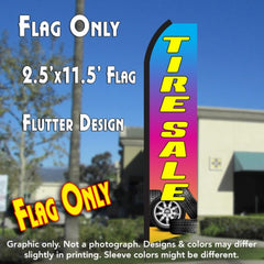Tire Sale (Gradient)  Windless Advertising Feather Flag Only