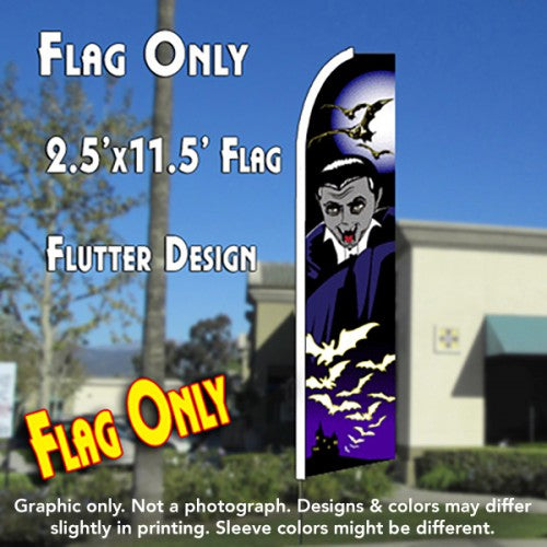 Vampire (Halloween) Windless Advertising Feather Flag Only