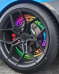 Wheel Lights by Aero2glow // set of 4 // Bluetooth app